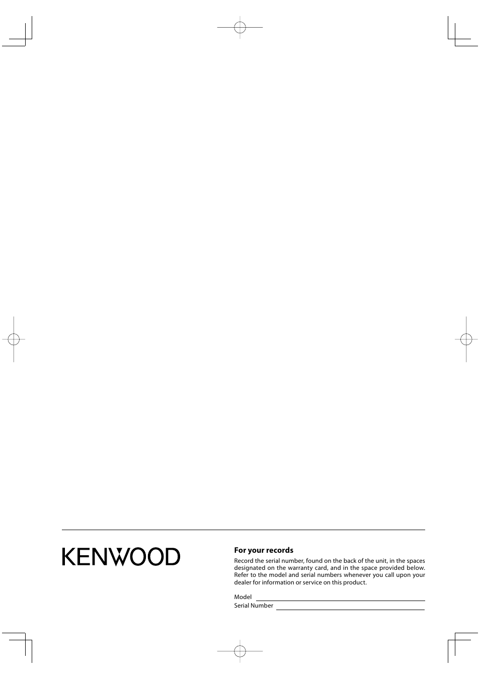 Kenwood DVF-3500 User Manual | Page 36 / 36