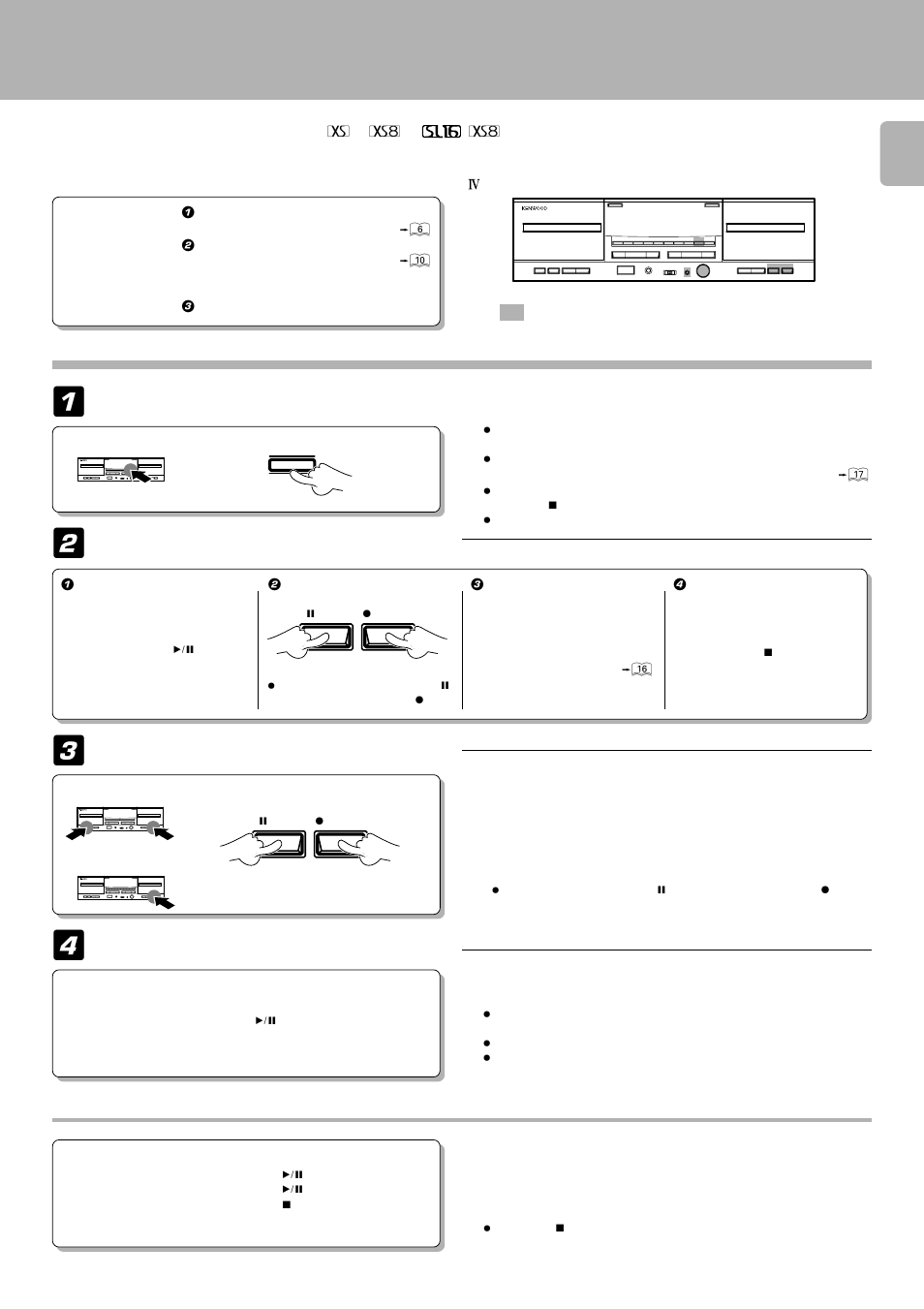 Cd synchro recording, Preparation | Kenwood KXF-W4010 User Manual | Page 21 / 28