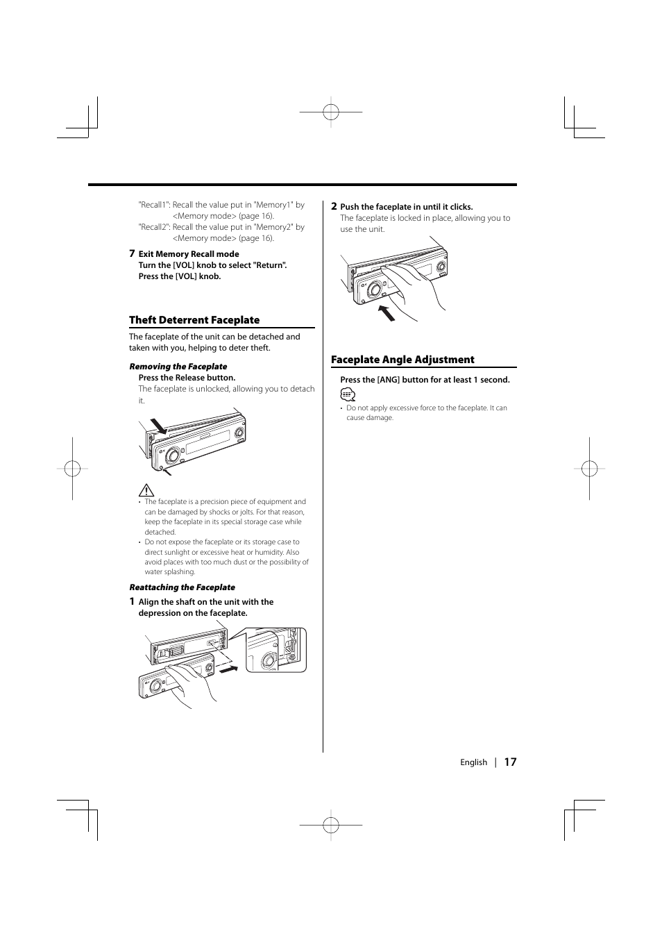 Kenwood XXV-01D User Manual | Page 17 / 58