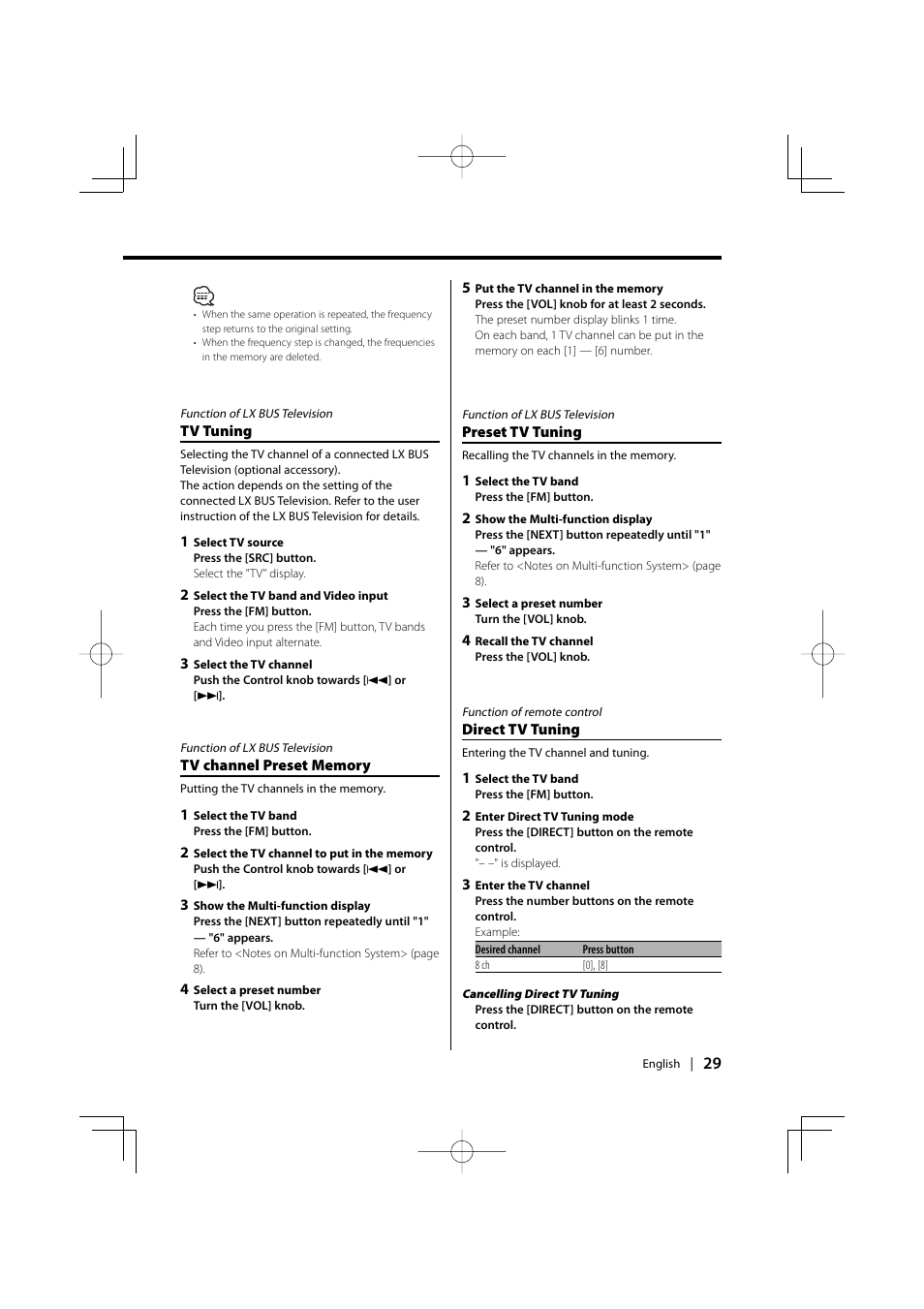 Kenwood XXV-01D User Manual | Page 29 / 58