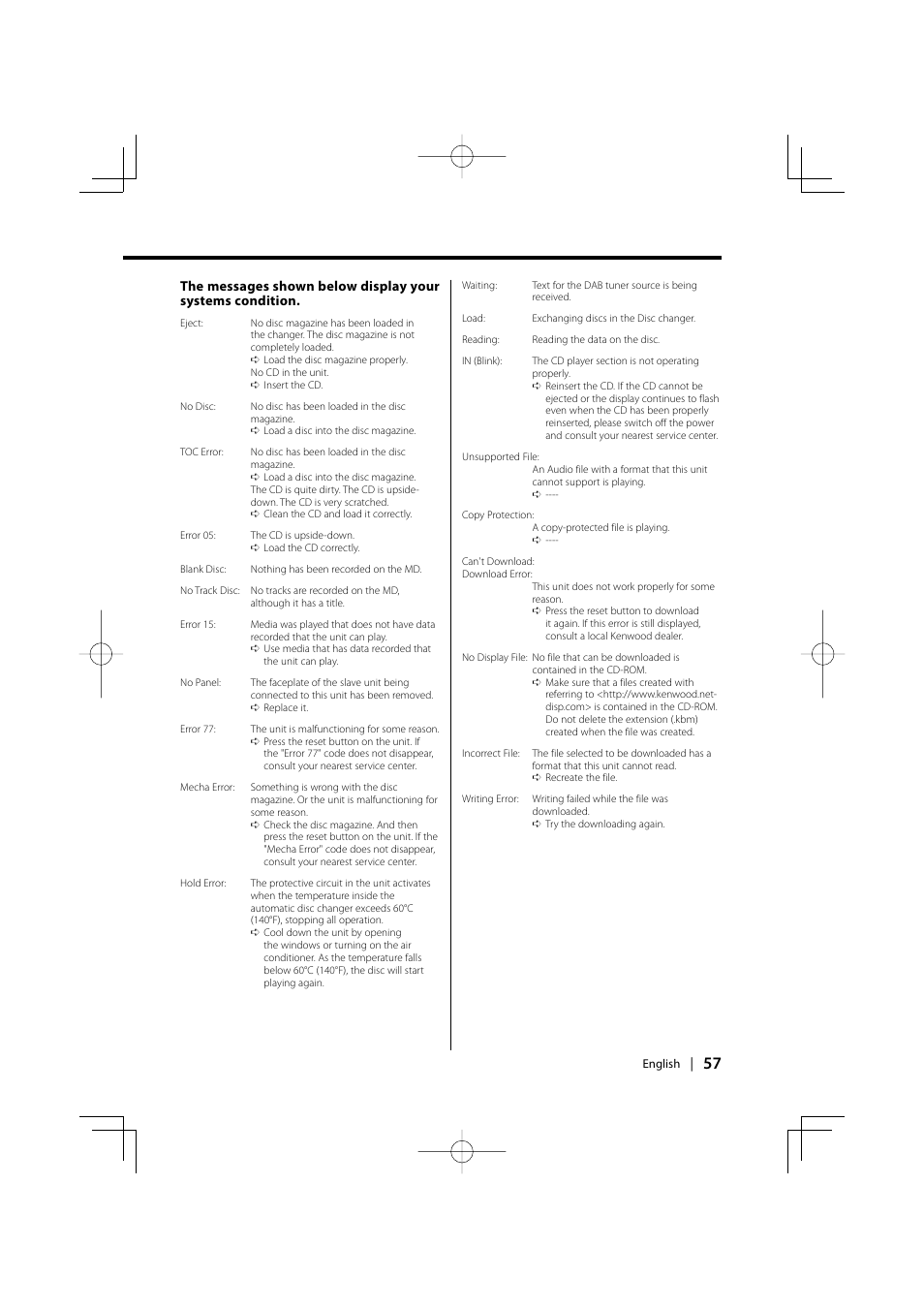 Kenwood XXV-01D User Manual | Page 57 / 58