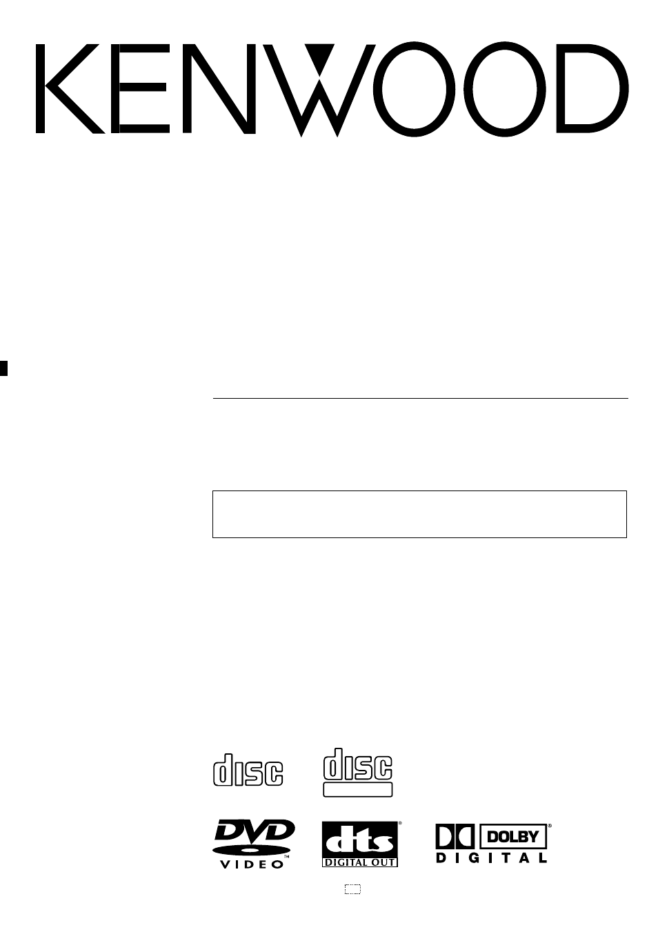 Kenwood XD-DV50 User Manual | 70 pages