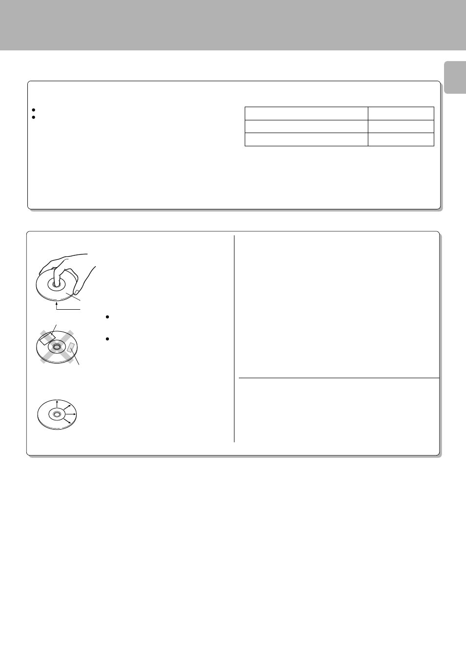 Types of discs playable on this unit, Disc handling precautions, Never play a cracked or warped disc | Cd accessories | Kenwood DPF-J5010 User Manual | Page 5 / 32
