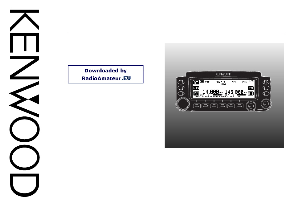 Kenwood RC-2000 User Manual | 60 pages