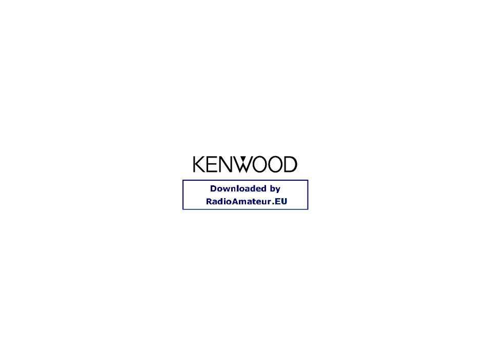 Kenwood RC-2000 User Manual | Page 60 / 60