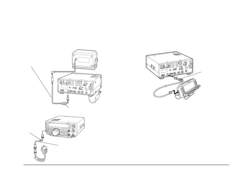 Speaker and mic cable installation, Modular plug cable connection | Kenwood RC-2000 User Manual | Page 8 / 60