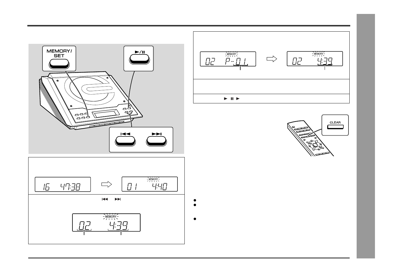 Programmed play, Cd pla ybac k | Kenwood HM-233 User Manual | Page 19 / 28