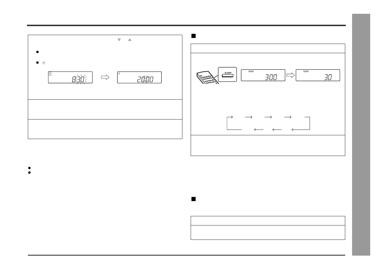 Ad v anced features, Sleep operation | Kenwood HM-233 User Manual | Page 23 / 28