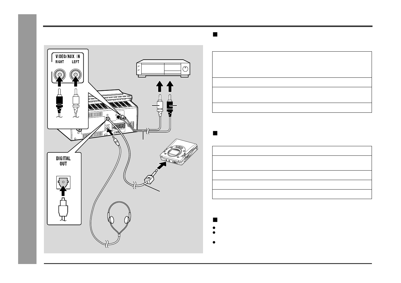 Enhancing your system, Ad v anced features, Headphones | Kenwood HM-233 User Manual | Page 24 / 28