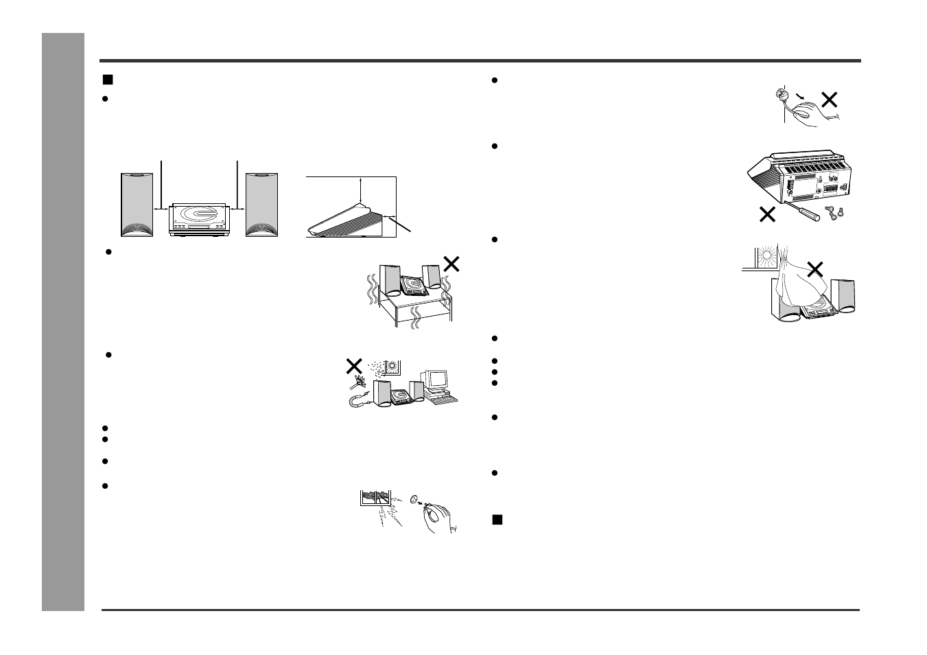Precautions, General inf ormation, General | Volume control | Kenwood HM-233 User Manual | Page 4 / 28