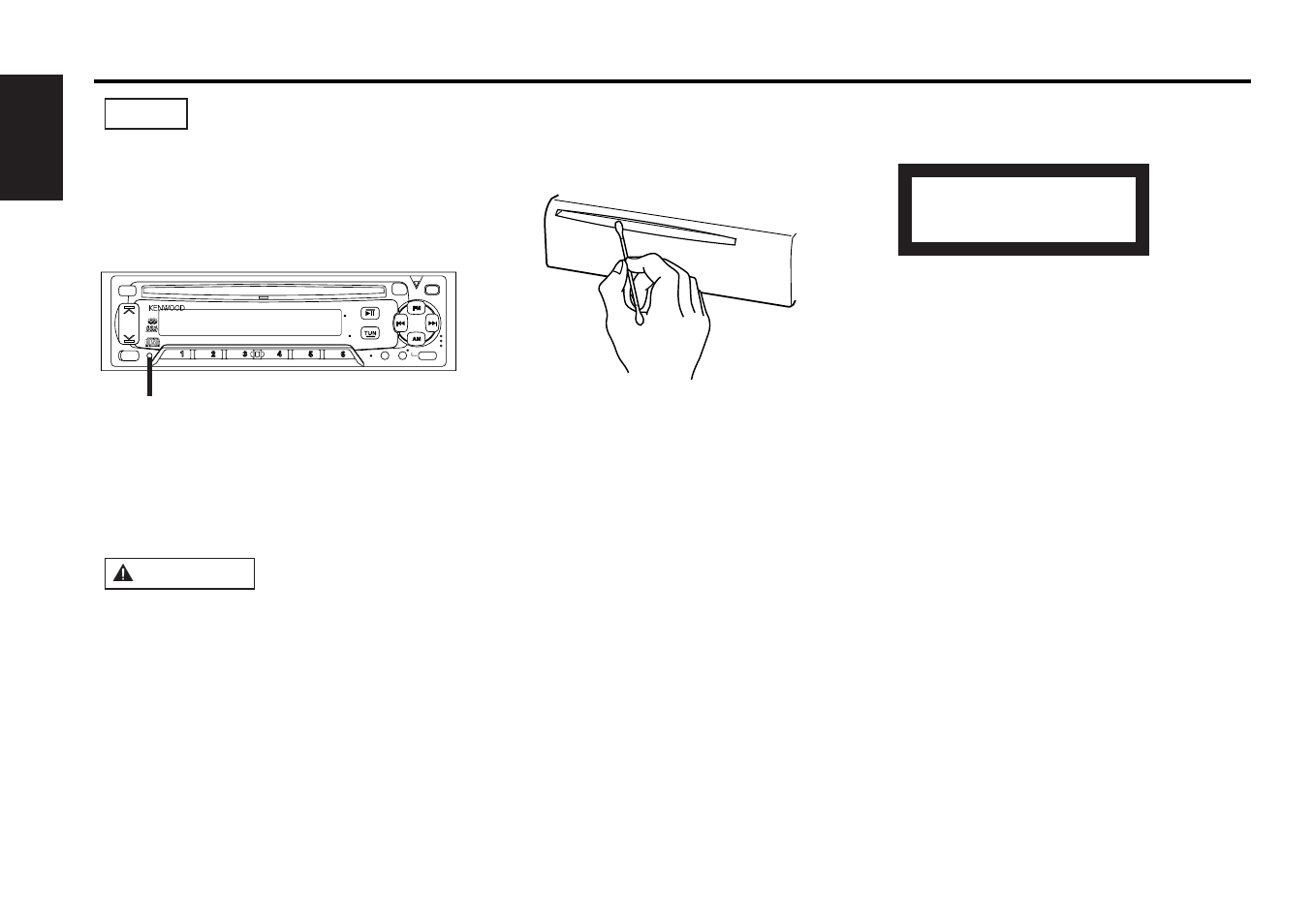 Class 1 laser product, Safety precautions, English | Cleaning the unit, Cleaning the faceplate terminals, Cleaning the cd slot, Lens fogging | Kenwood KDC-4060RG User Manual | Page 4 / 28