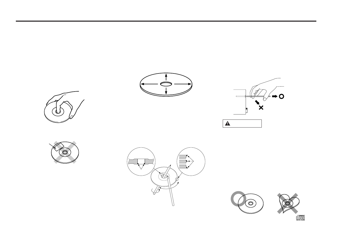 Handling compact discs | Kenwood KDC-4060RG User Manual | Page 5 / 28