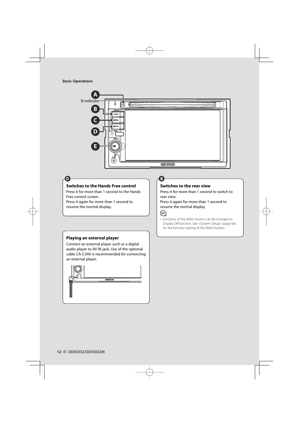 Ce b d a | Kenwood DDX5032M User Manual | Page 12 / 92