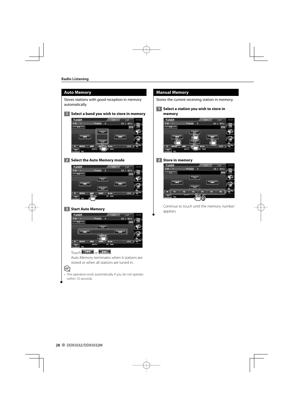 Kenwood DDX5032M User Manual | Page 28 / 92