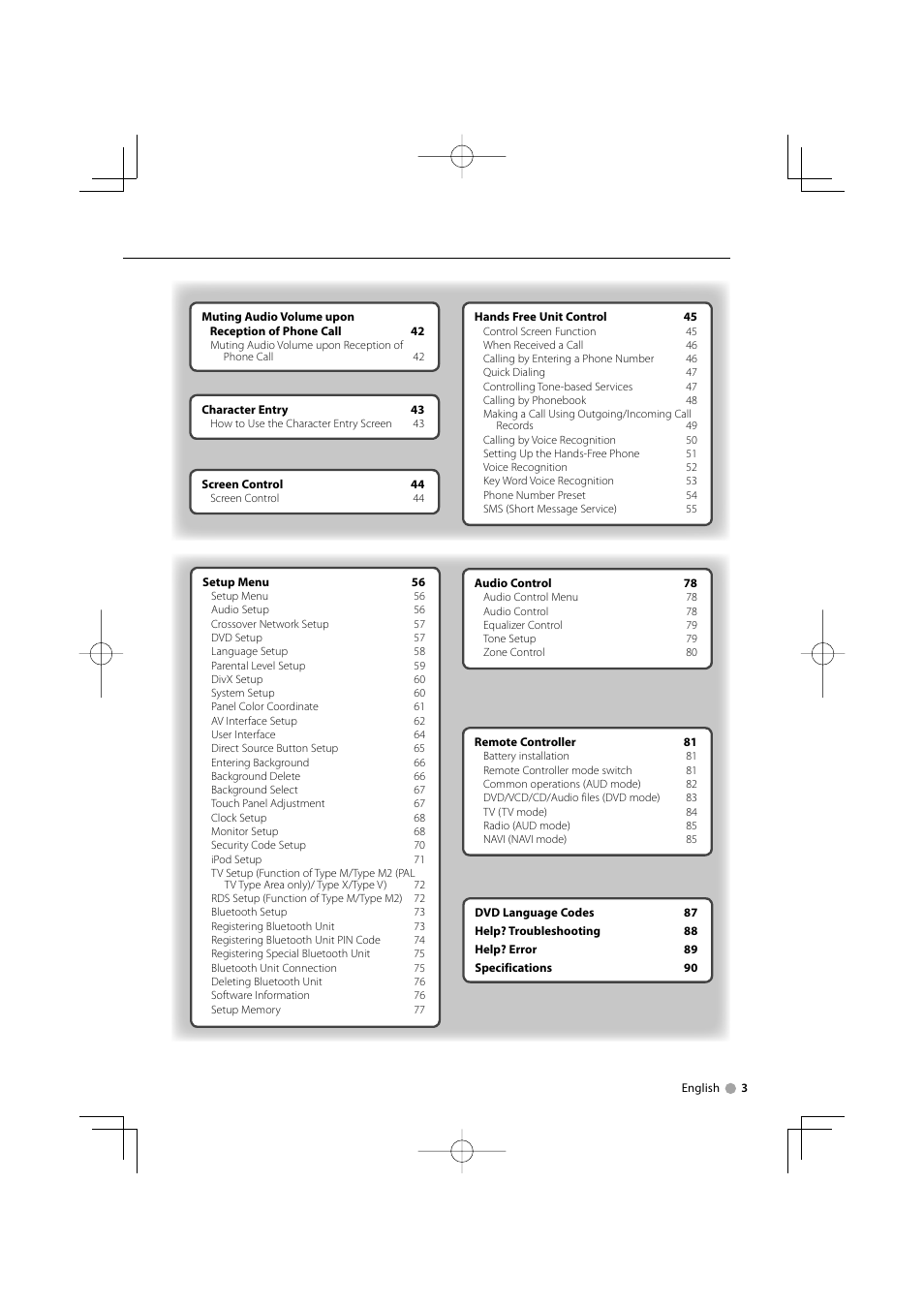 Kenwood DDX5032M User Manual | Page 3 / 92