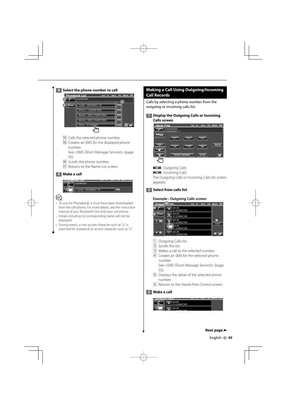 Kenwood DDX5032M User Manual | Page 49 / 92