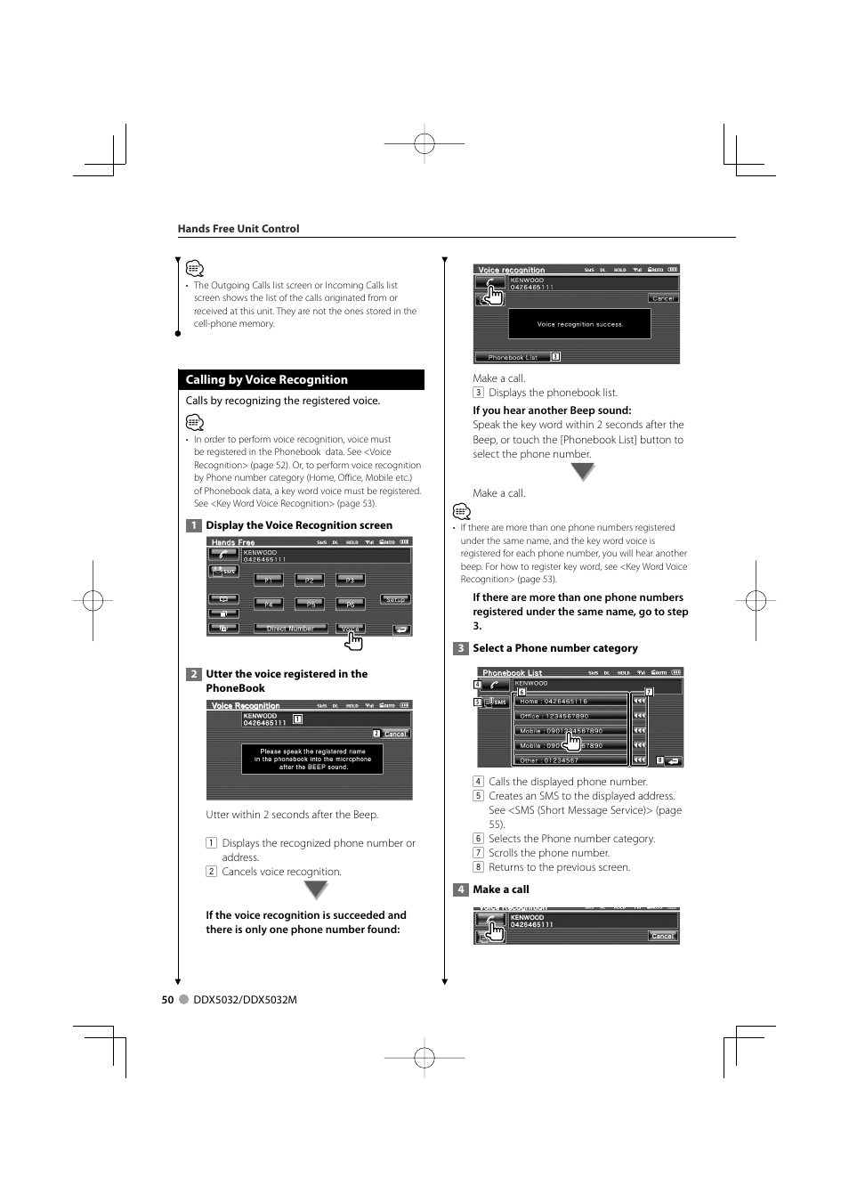 Kenwood DDX5032M User Manual | Page 50 / 92