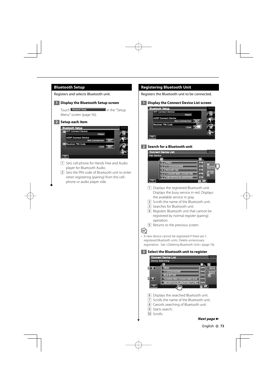 Kenwood DDX5032M User Manual | Page 73 / 92