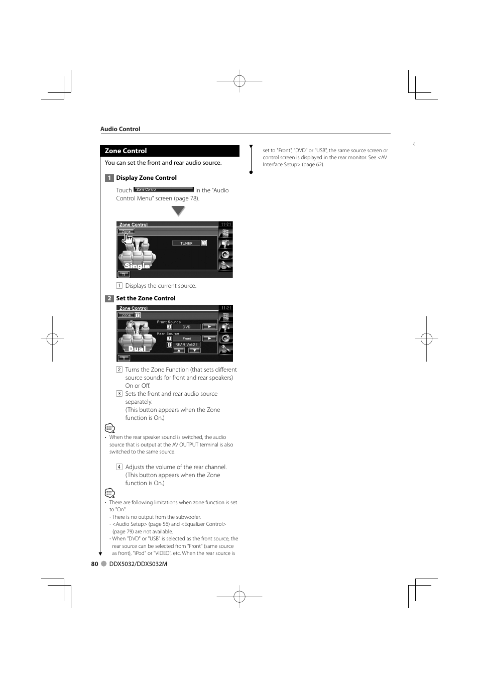 Kenwood DDX5032M User Manual | Page 80 / 92