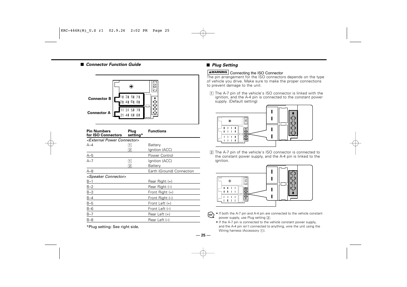 Kenwood KRC-366L User Manual | Page 25 / 32