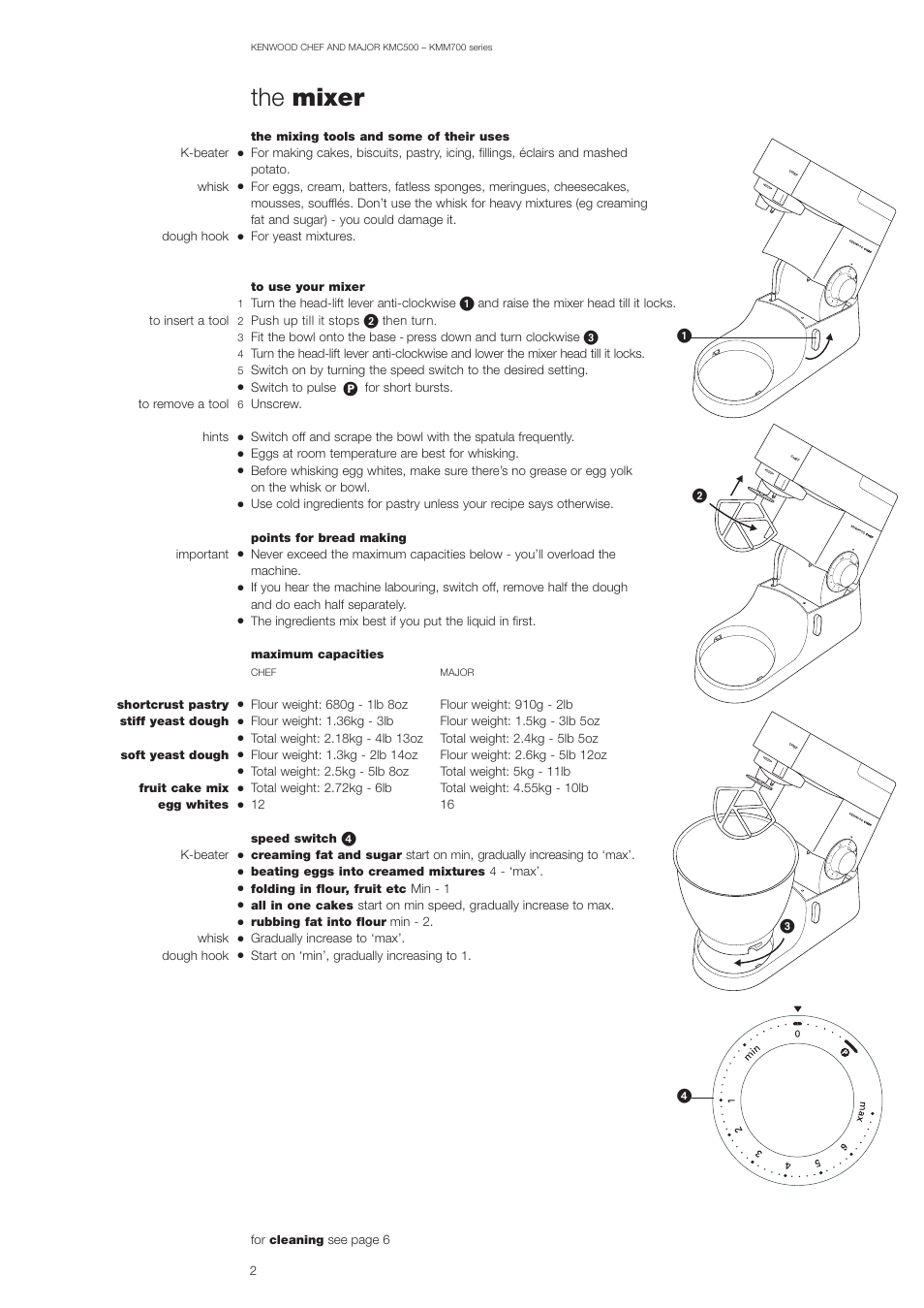 The mixer | Kenwood KMM700 Series User Manual | Page 3 / 10