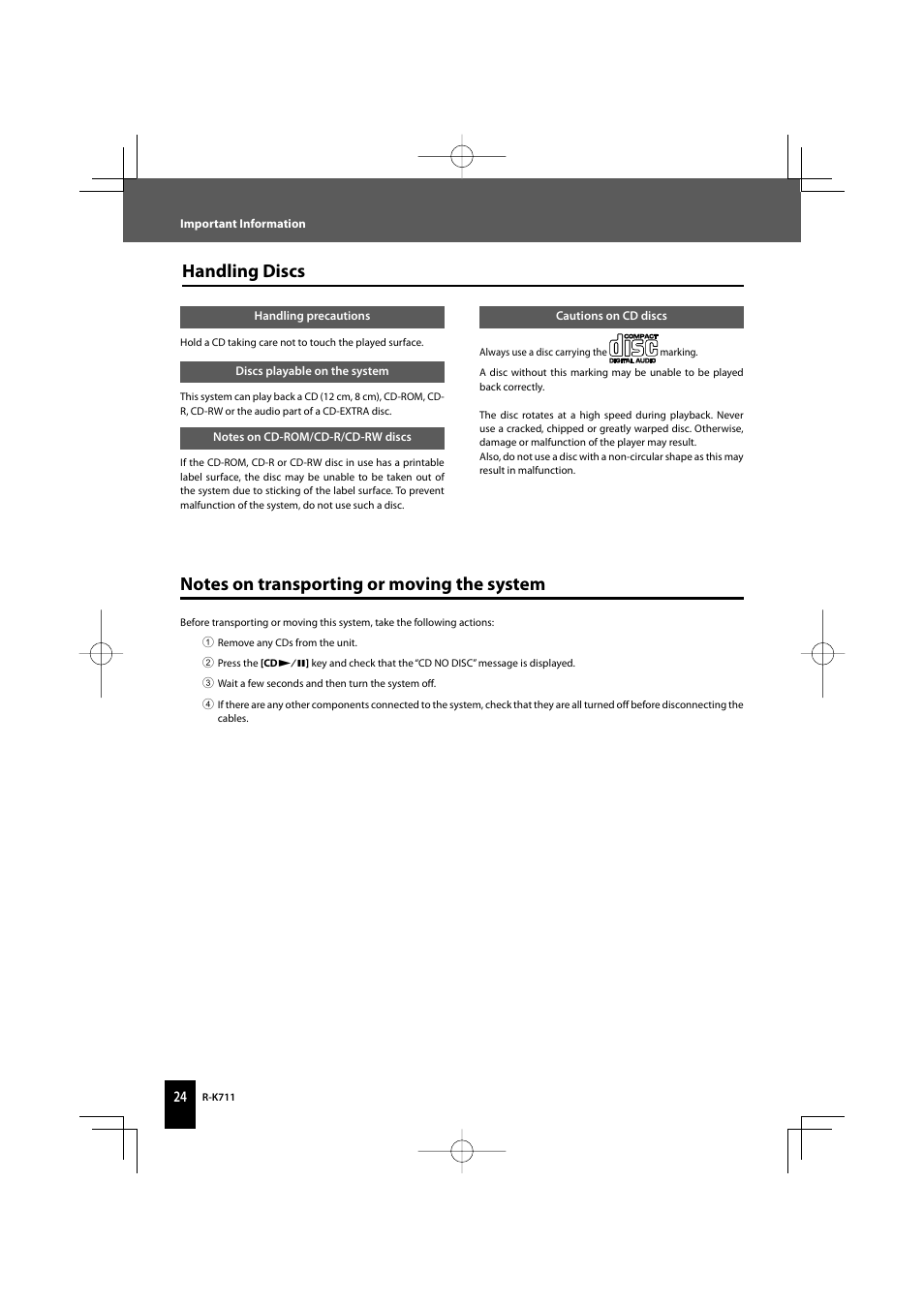 Kenwood R-K711 User Manual | Page 24 / 80