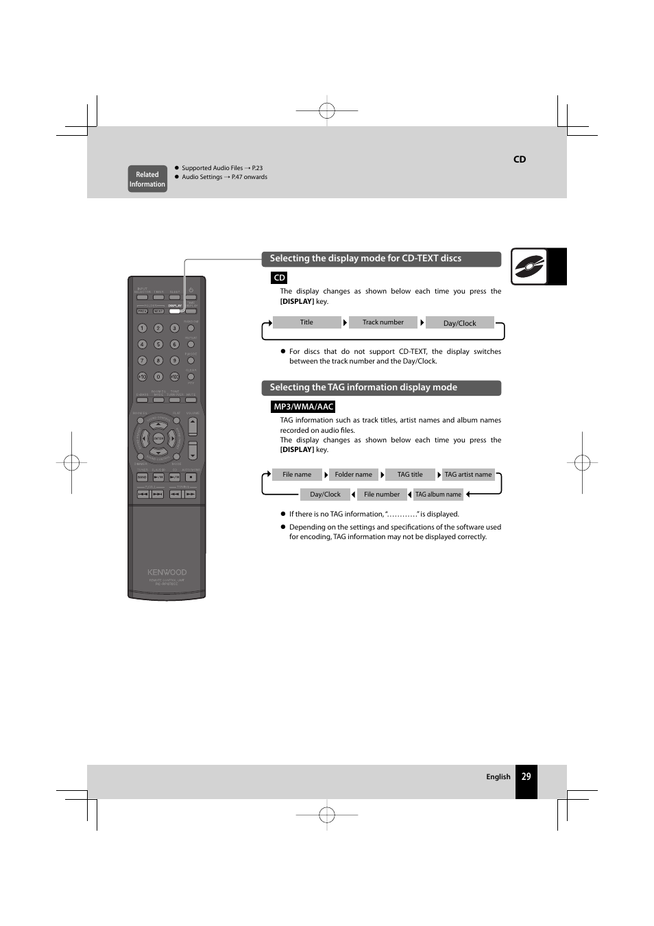 Kenwood R-K711 User Manual | Page 29 / 80