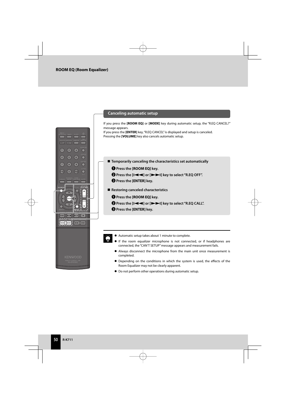 Kenwood R-K711 User Manual | Page 50 / 80