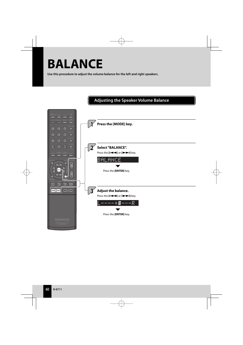 Balance | Kenwood R-K711 User Manual | Page 60 / 80