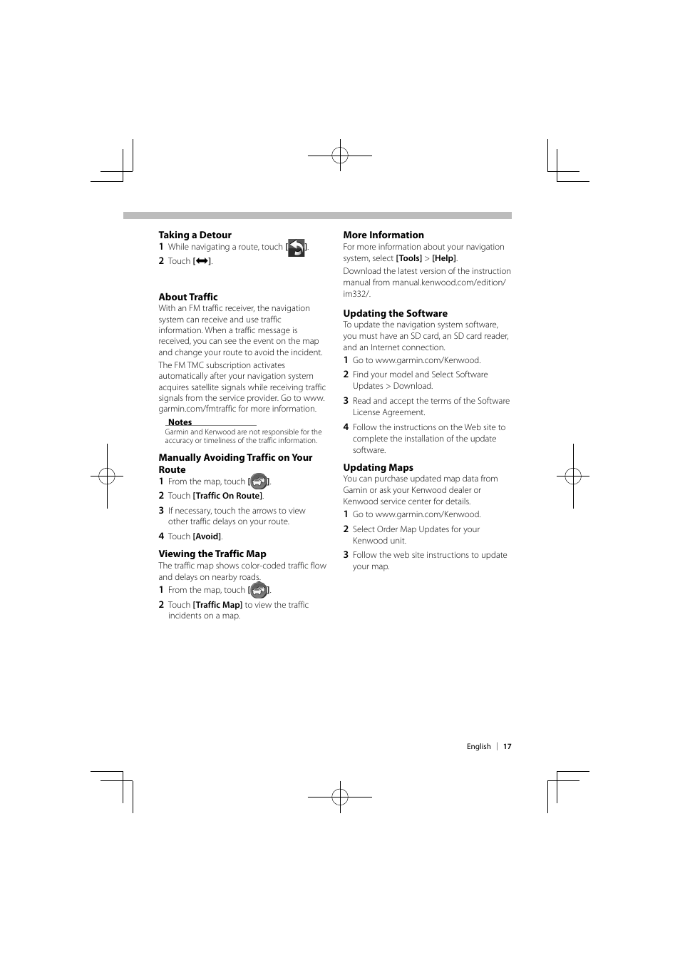 Kenwood DNX9980HD User Manual | Page 17 / 92