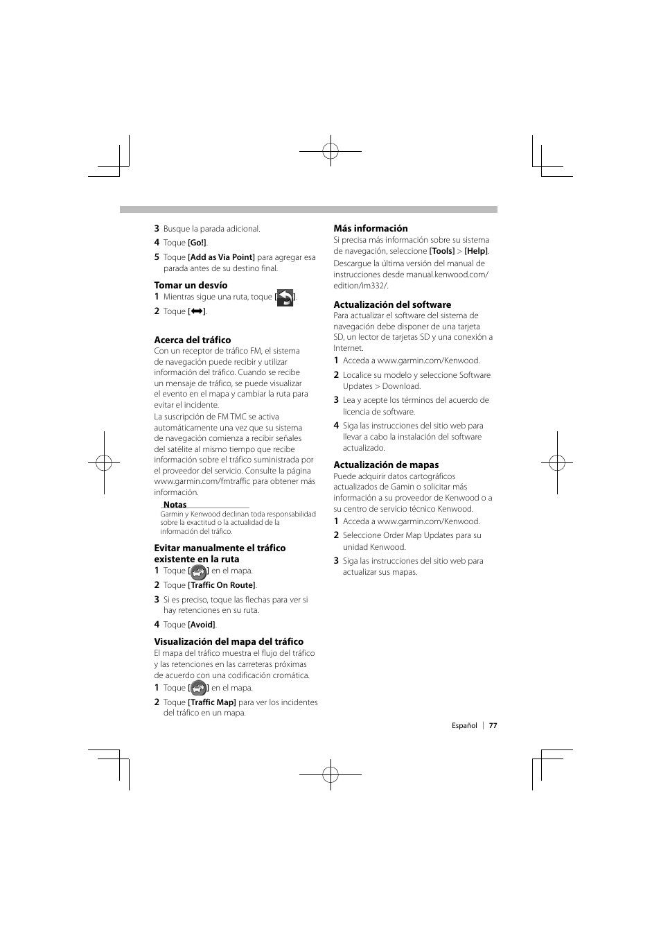 Kenwood DNX9980HD User Manual | Page 77 / 92