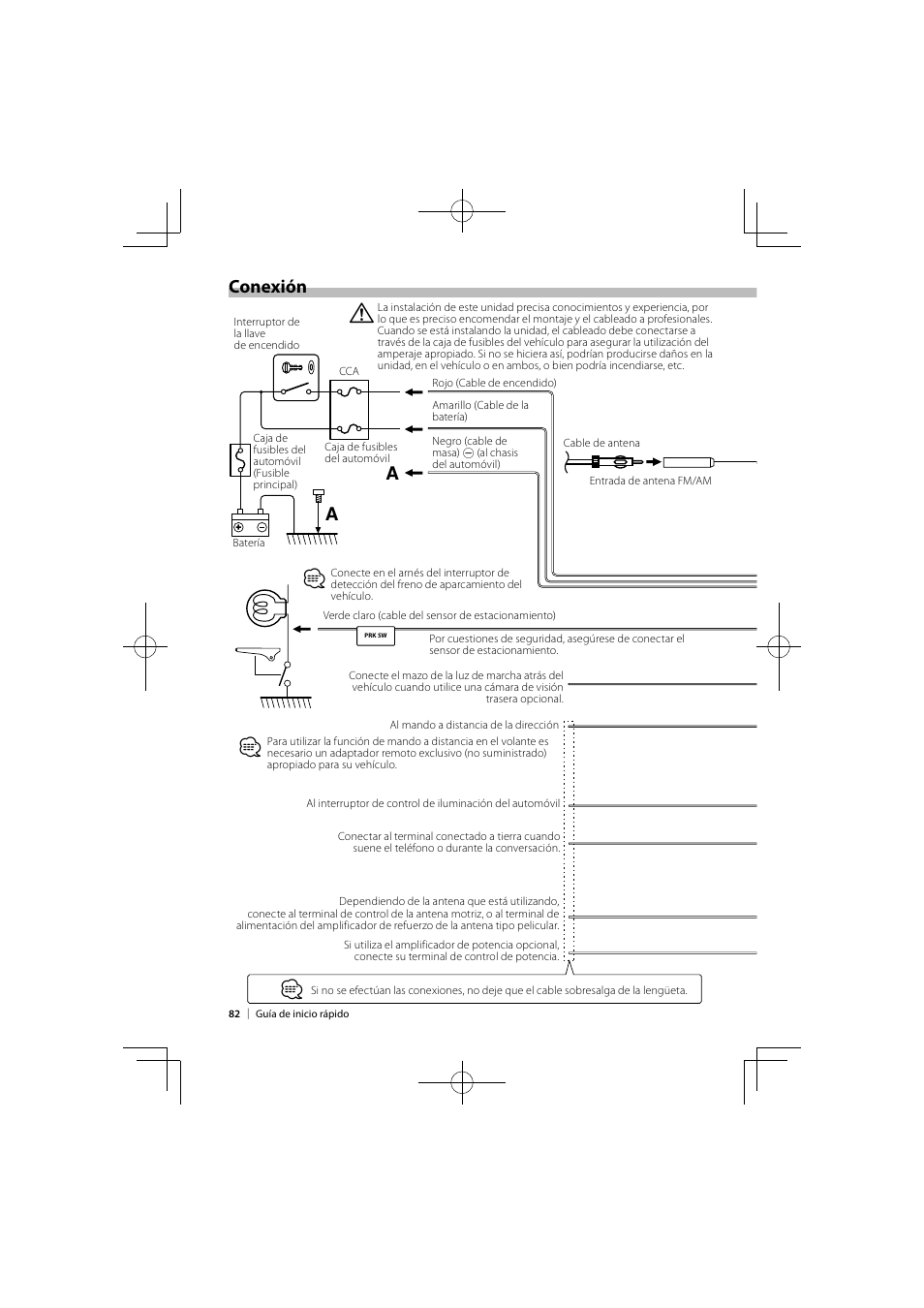 Conexión a | Kenwood DNX9980HD User Manual | Page 82 / 92