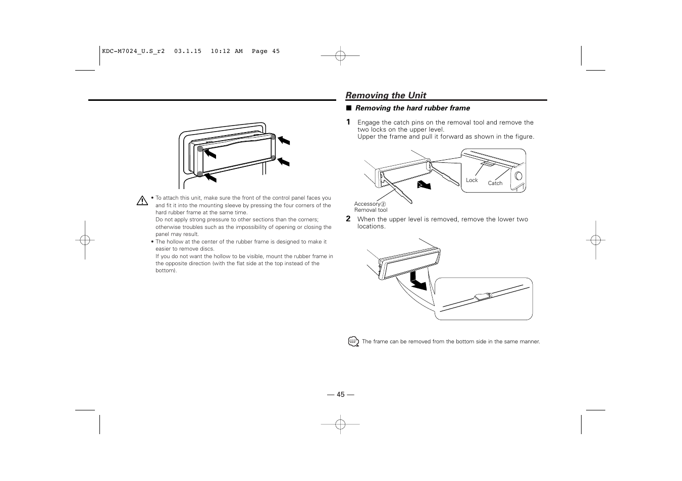 Kenwood KDC-7024 User Manual | Page 45 / 52