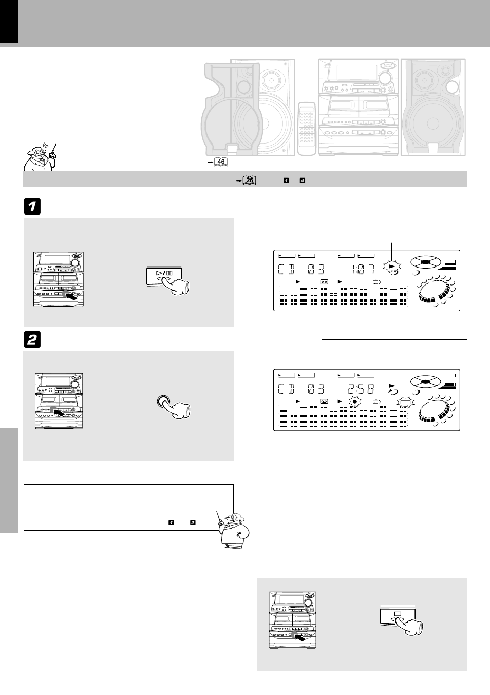 Recording only desired titles, C d ) 3 1 ) 7, C d ) 3 2 5 8 | One touch edit.....single title recording), Recording preparations are required | Kenwood XD-700 User Manual | Page 42 / 60