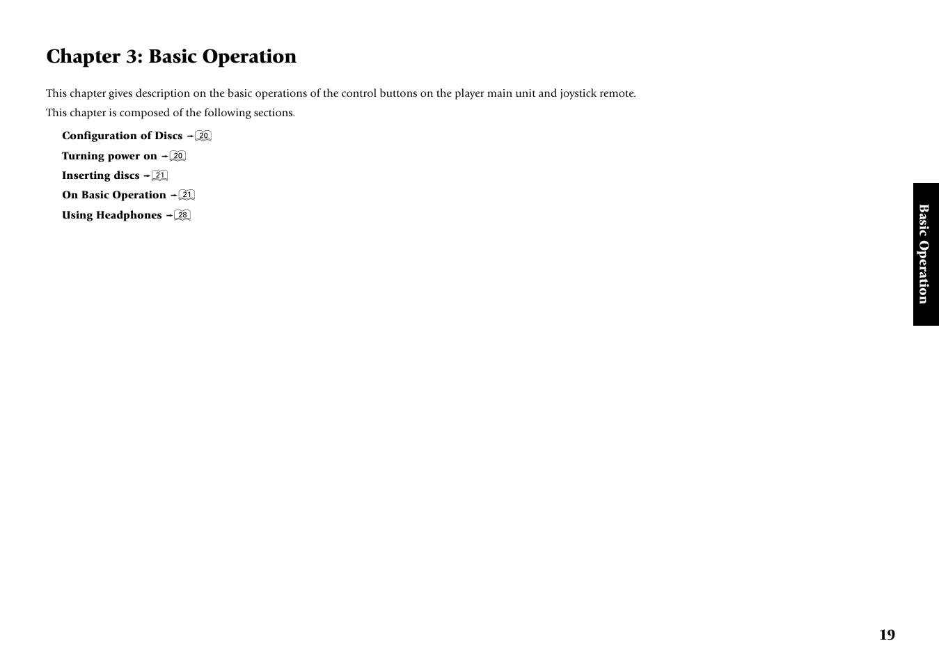 Chapter 3: basic operation | Kenwood DV-5700 User Manual | Page 19 / 76