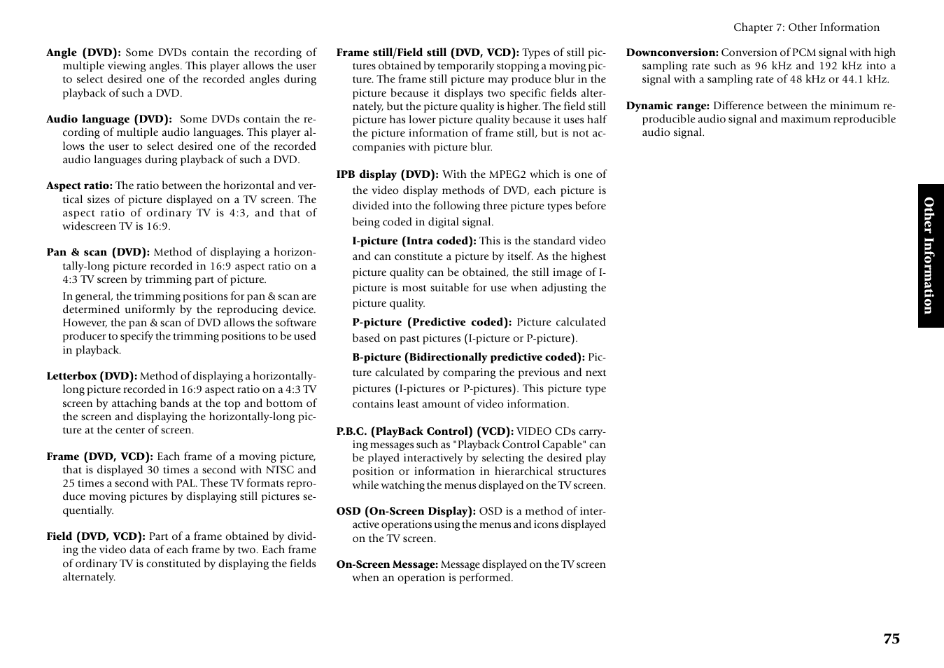 Kenwood DV-5700 User Manual | Page 75 / 76