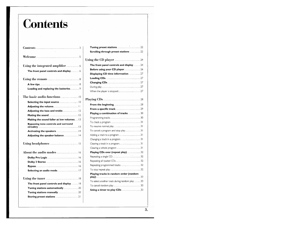 Kenwood 855 AV User Manual | Page 3 / 56