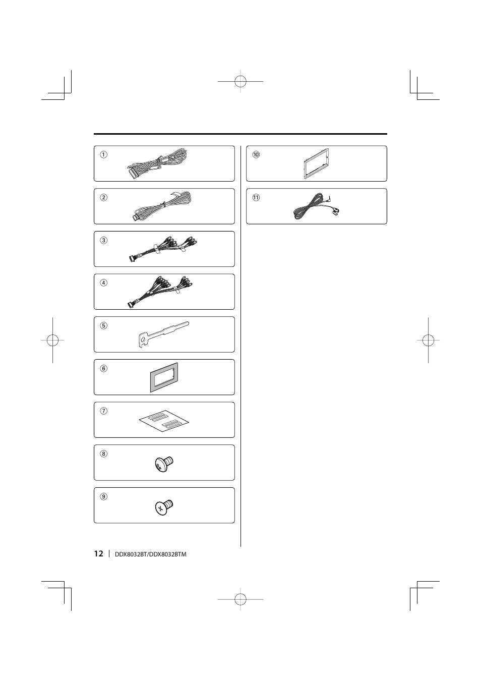 Kenwood DDX8032BTM User Manual | Page 12 / 32