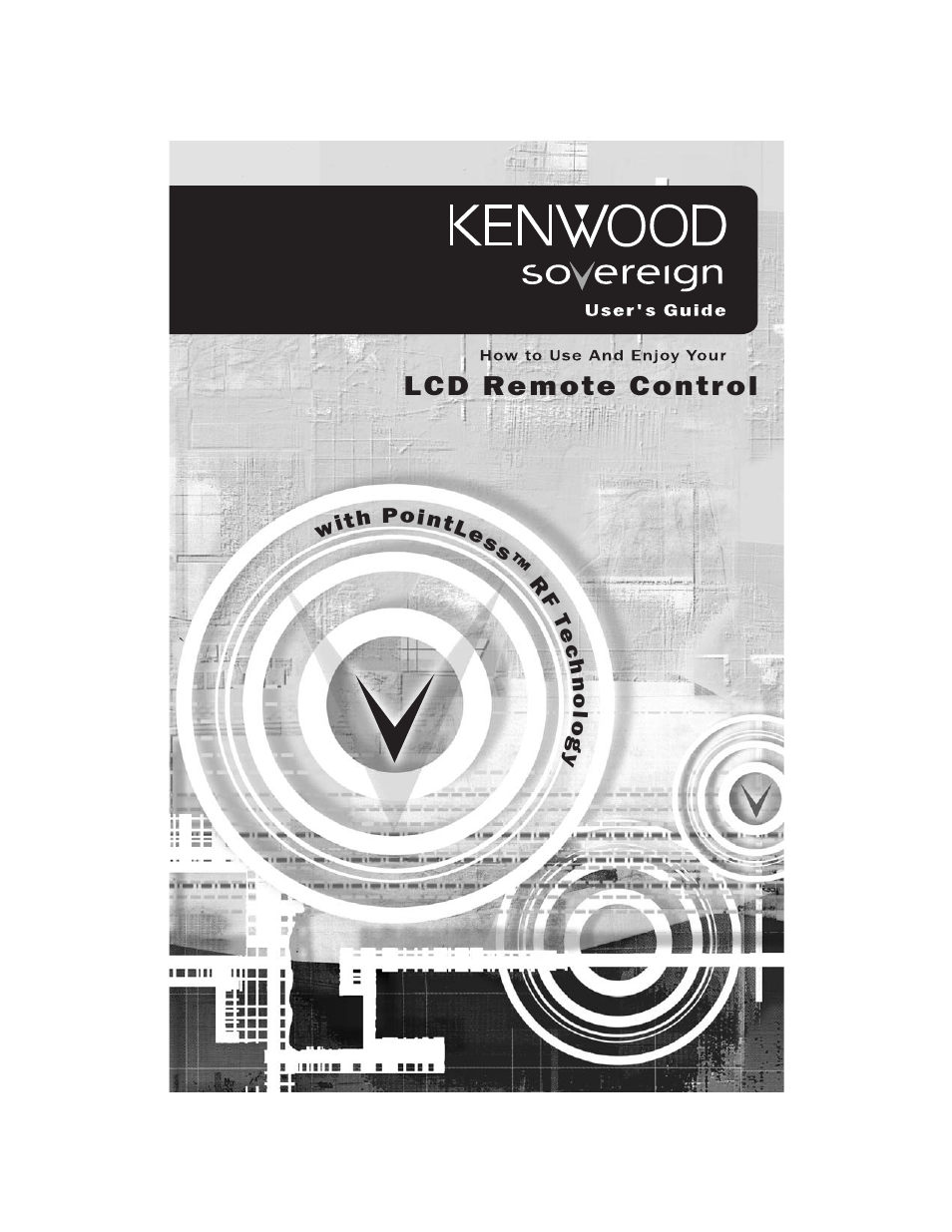 Kenwood Sovereign LCD Remote Control User Manual | 16 pages