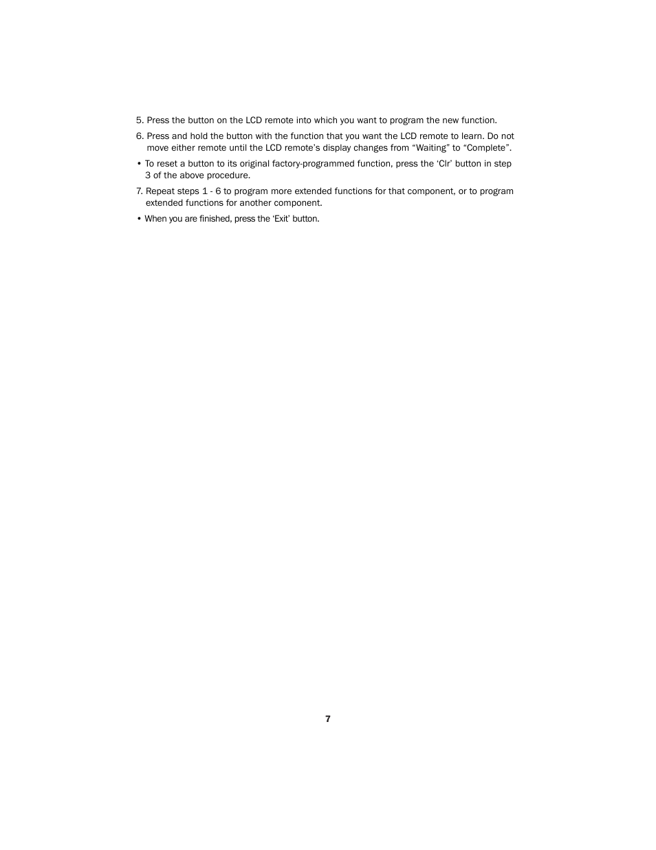 Kenwood Sovereign LCD Remote Control User Manual | Page 7 / 16