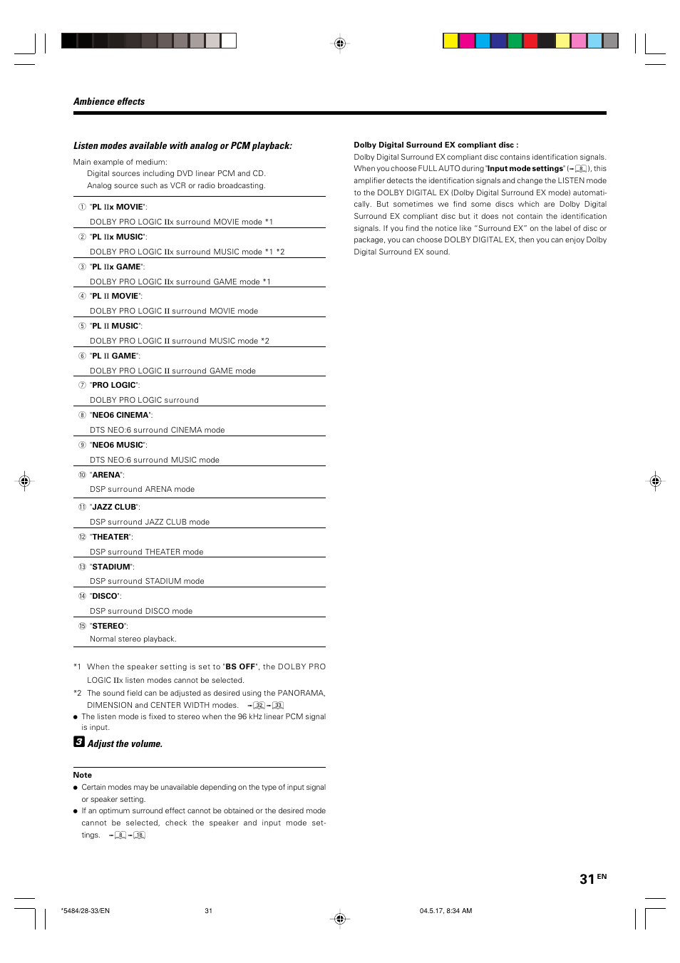 Kenwood VRS-6100 User Manual | Page 31 / 40