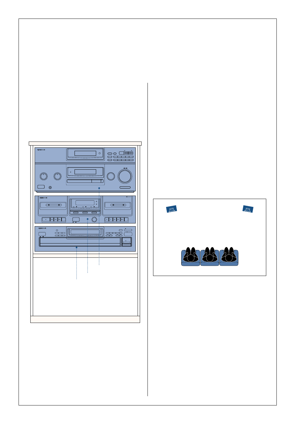 Placing your system | Kenwood SPECTRUM 350 User Manual | Page 11 / 44