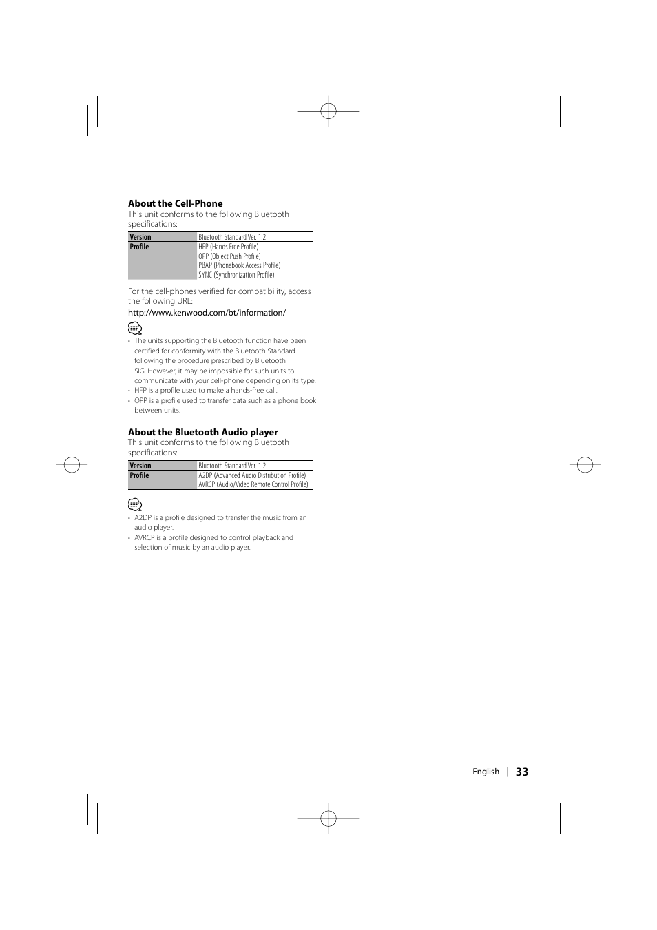 Kenwood KDC-BT8041U User Manual | Page 33 / 48