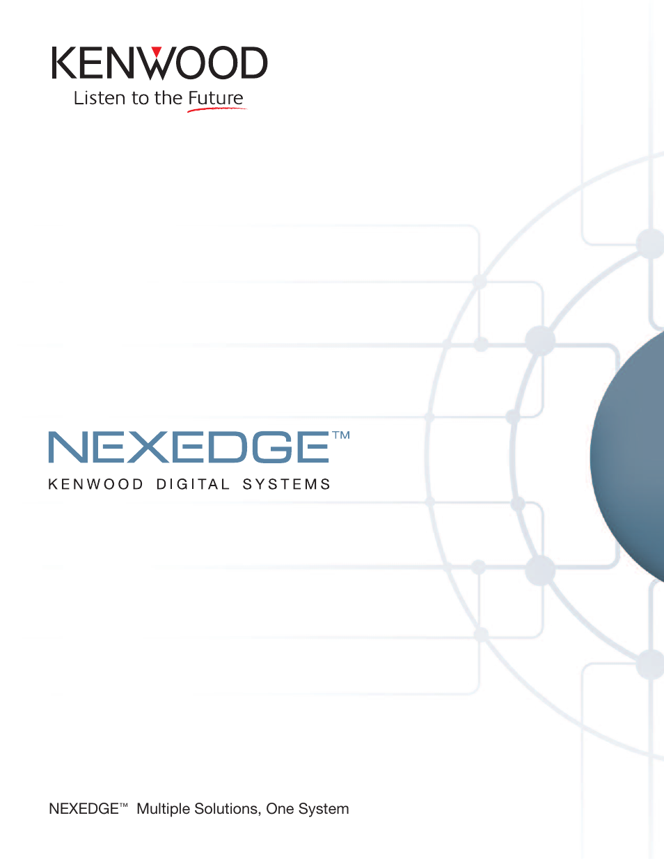 Kenwood NEXEDGE NXR-700 User Manual | 12 pages