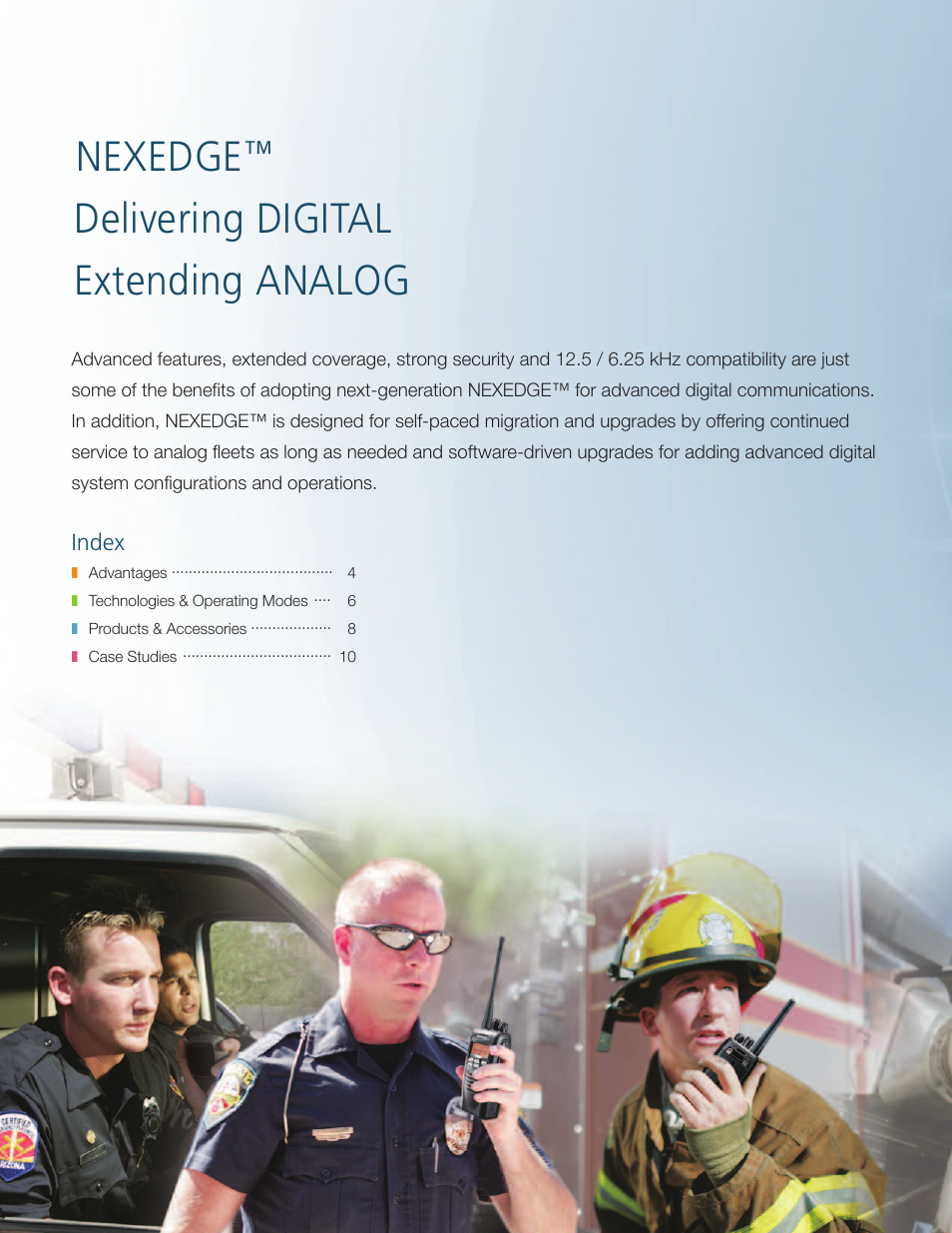 Nexedge, Delivering digital extending analog | Kenwood NEXEDGE NXR-700 User Manual | Page 2 / 12