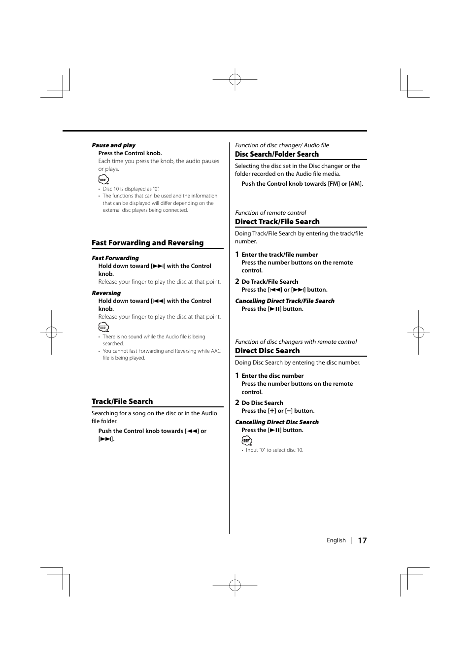 Kenwood KDC-MP5032 User Manual | Page 17 / 40