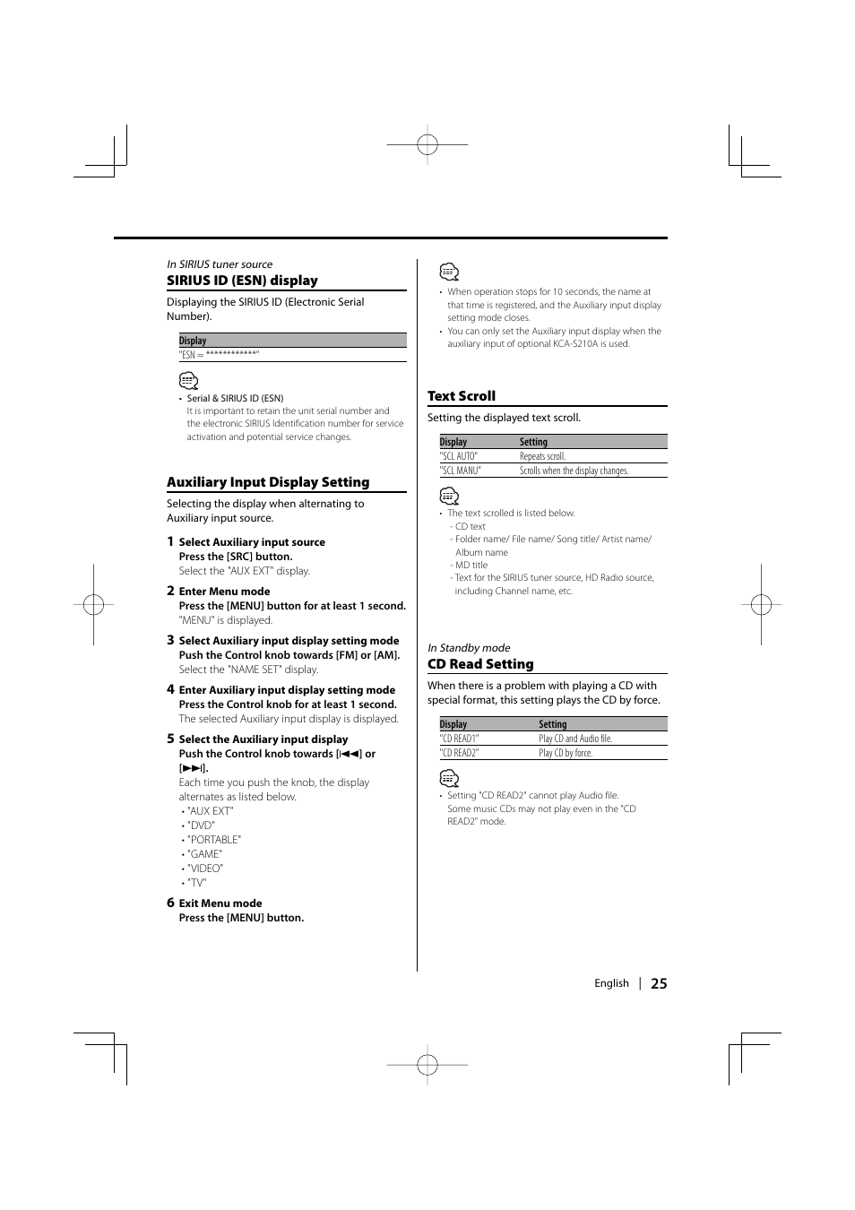 Kenwood KDC-MP5032 User Manual | Page 25 / 40