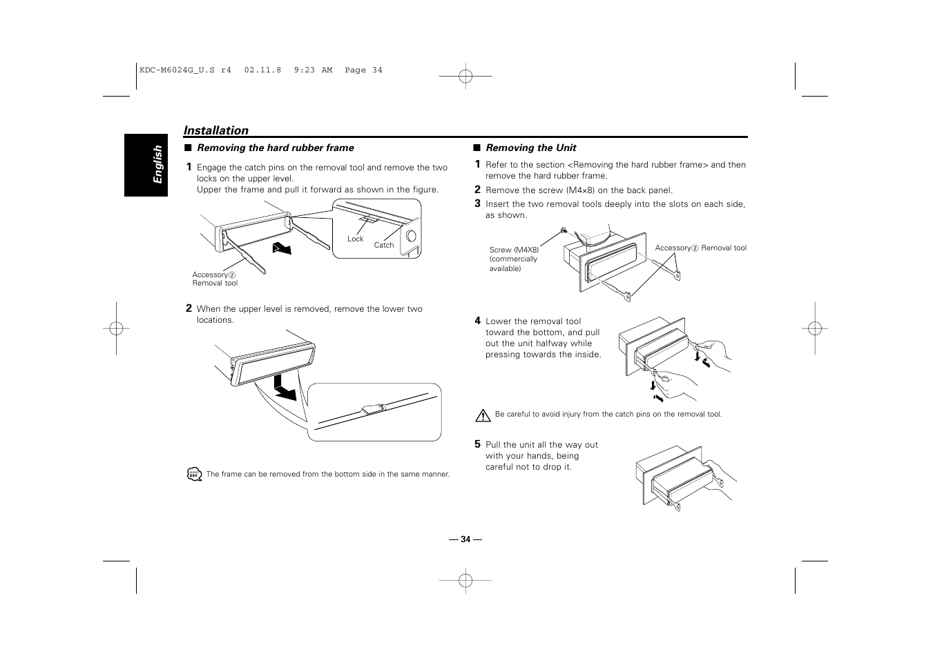 Kenwood KDC-507  EN User Manual | Page 34 / 40