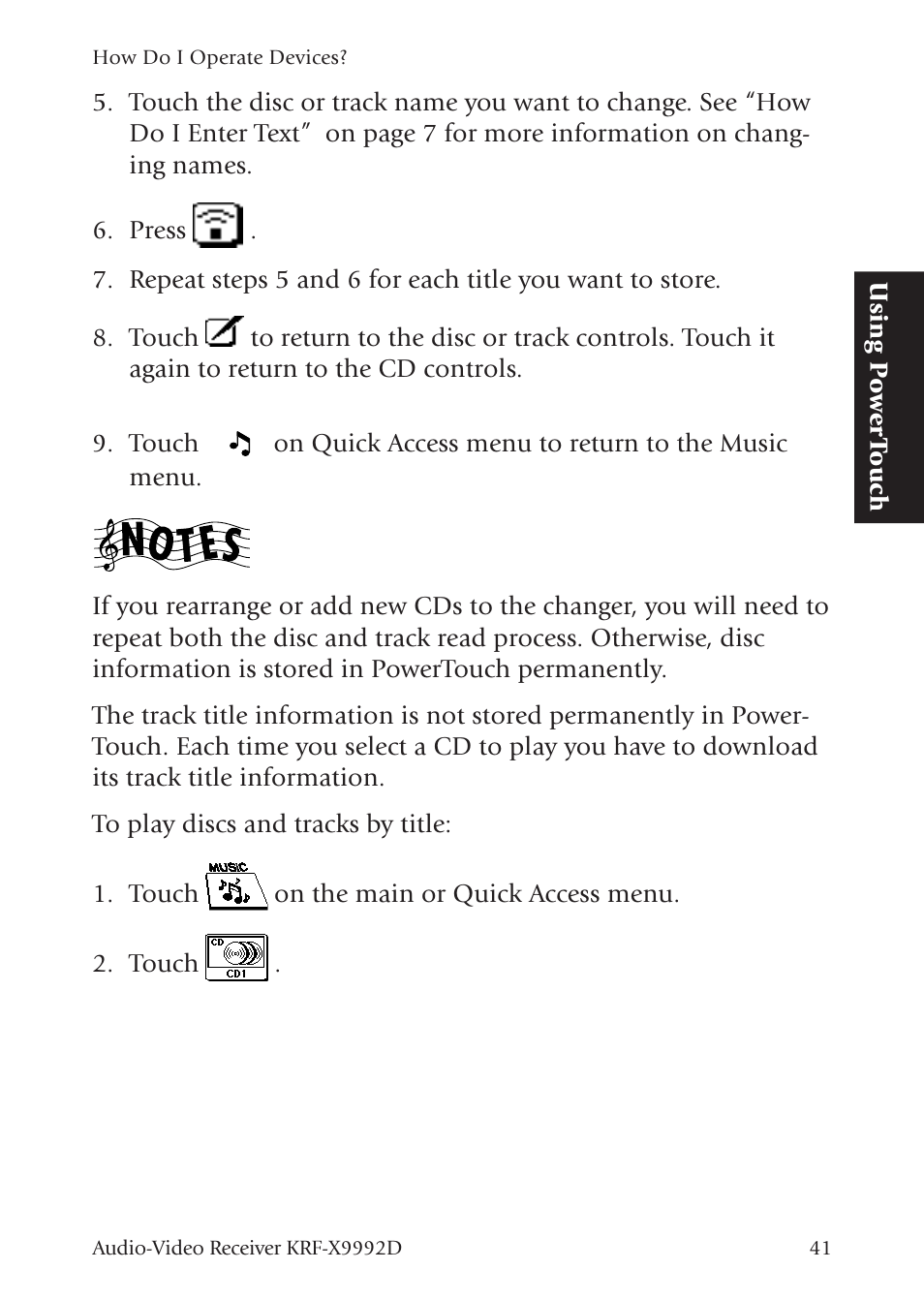 Kenwood KRF-X9992D User Manual | Page 100 / 145