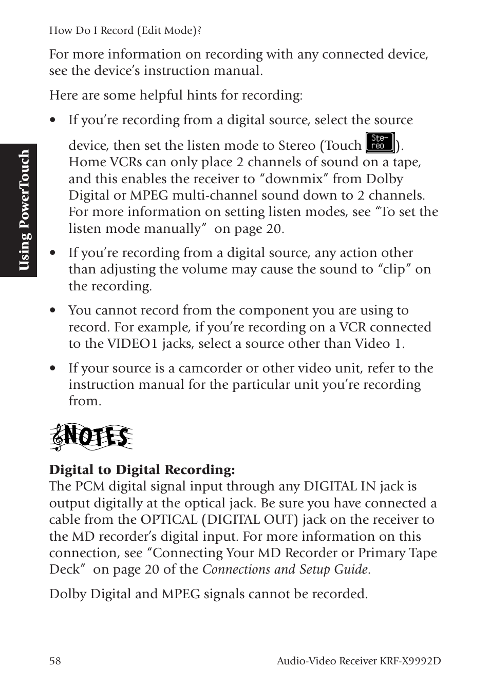 Kenwood KRF-X9992D User Manual | Page 117 / 145